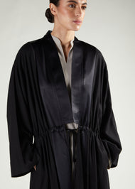 Satin Panel Kimono