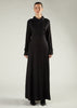 Trench Abaya Black