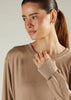 Long Tee Abaya Pewter