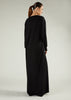 Long Tee Abaya Black