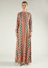 Tile Print Maxi