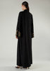 Black Thistle Open Abaya