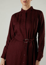 Textured Plum Maxi