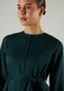Green Seam Abaya