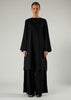 Stair Lace Midi Black