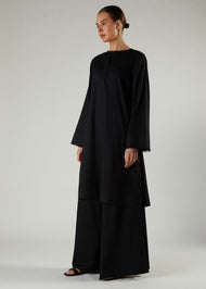 Stair Lace Midi Black