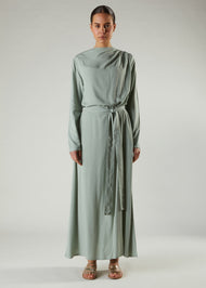 Green Tea Cowl Abaya