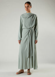 Green Tea Cowl Abaya