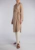 Wrap Midi Dress Nude - Final Sale