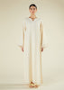 Textured Abaya Cream