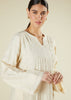Textured Abaya Cream