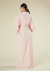 Self Stripe Cotton Maxi Blush