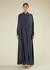 Cobalt Blue Wrap Abaya