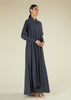 Cobalt Blue Wrap Abaya