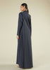 Cobalt Blue Wrap Abaya