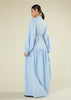 Sky Blue Textured Maxi