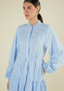 Sky Blue Textured Maxi