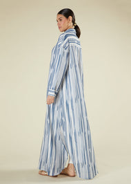Sky Line Crochet Kaftan