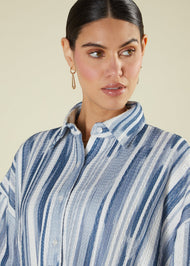 Sky Line Crochet Kaftan