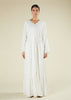 Textured White Maxi