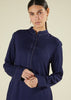 Self Print Abaya Navy