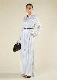 Long Cotton Shirt Dress