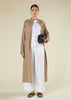 Pinstripe Maxi Shirt Coffee