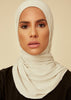 Cream Jersey Hijab