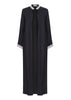 Cypress Open Abaya Black