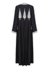 Cypress Open Abaya Black