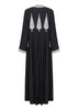 Cypress Open Abaya Black