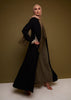 Cypress Open Abaya Black