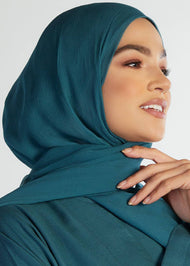 Mallard Green Chiffon Silk Hijab | Hijabs |  Aab Modest Wear