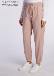 Cotton Track Pants Pink