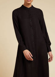 Shirted Abaya Black | Abayas | Aab Modest Wear